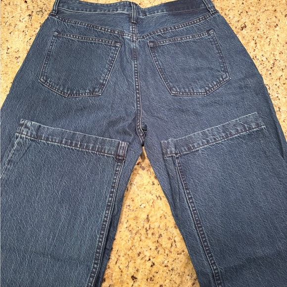 Abercrombie Curve Love Classic Blue Tailored Denim Pant - Picture 5 of 7